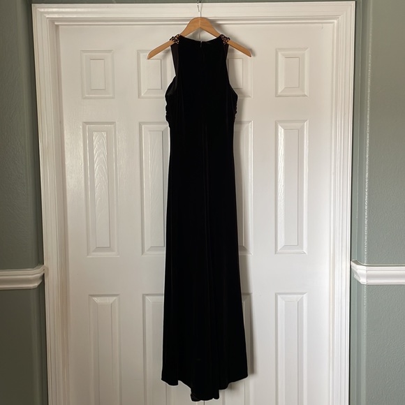JB Boutique Velvet Brown Dress Size 4 - Picture 11 of 12